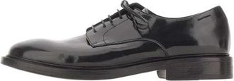Alexander Hotto Gestreken Schoen - Heren - Veterschoenen - Zwart - 41 EU - Leer - Schoenen