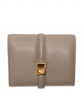 Marni Womens Prisma Billfold Leather Wallet In Cork Beige