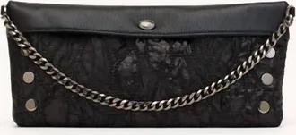 Hammitt Womens Invitation Clutch Bag In Midnight Marquise Grey