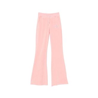 Sporty & Rich X Juicy Couture Logo-embellished Velour Track Pants