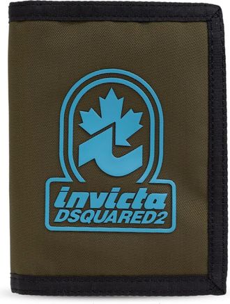 Dsquared2 Invicta wallet - men - Polyester/Polyester - One Size - Green