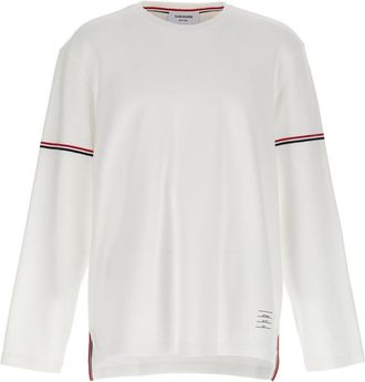 Thom Browne White Long Sleeves T-shirt