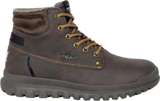 Aeronautica Su&egrave;de Enkellaars - Heren - Veterlaarzen - Bruin - 40 EU - Su&egrave;de - Schoenen
