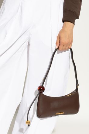 Jacquemus Shoulder Bag Bisou Perle, Womens, Brown