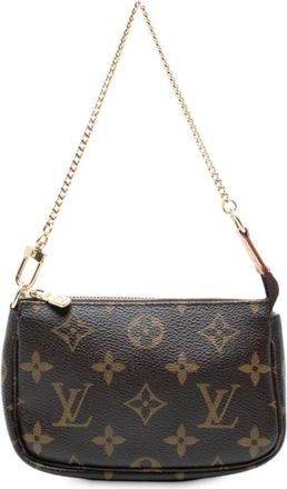 Louis Vuitton Pre-owned Mini Bags, female, Brown, Size: ONE SIZE Pre-owned Small Chain Bag