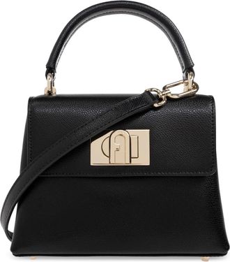 Furla 1927 Mini Handtas - Dames - Handtassen - Zwart - ONE Size - Leer - Tassen
