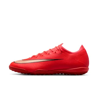 Nike Mens Mercurial Vapor 17 Pro Turf Low-Top Soccer Shoes in Red | IM5811-600
