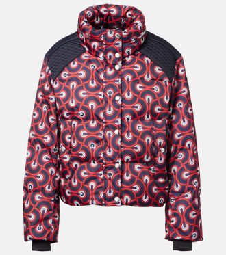 Fusalp Tatum printed quilted ski jacket