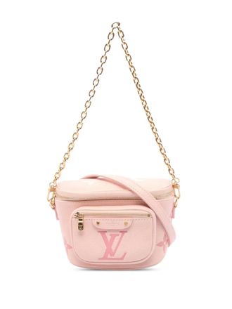 Louis Vuitton 2021-2025 Monogram Empreinte Giant By The Pool Mini Bumbag satchel - women - Leather - One Size - Pink