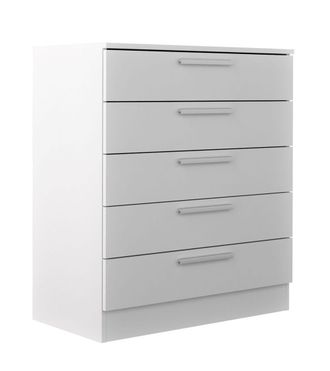 Home Heavenly C&oacute;moda 5 cajones 92x80x40 cm color blanco