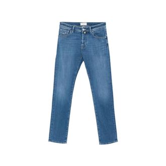 Jacob Cohen Straight Jeans, male, Blue, Size: W38 Nick Slim Jeans