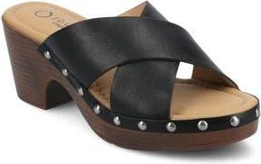 Journee Collection Silvana Platform Sandal in Black at Nordstrom Rack, Size 10