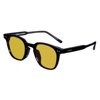 Simplify Alexander Polarized Sunglasses in Black/yellow at Nordstrom