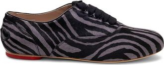 Hogan Zebra-Print Leather Loafer