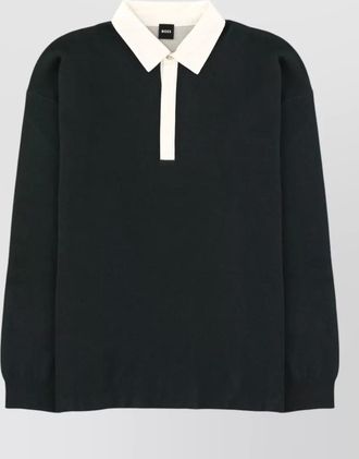 HUGO BOSS fine-knit jumper