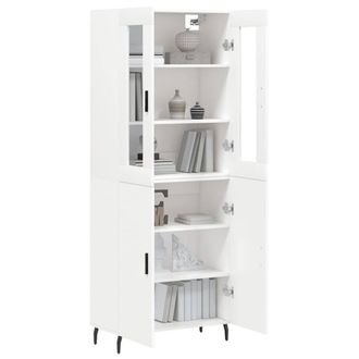 Berkfield Home Highboard White 69.5x34x180 cm Engineered Wood