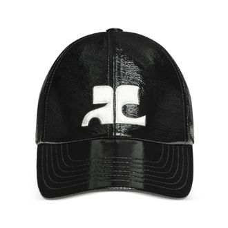 Courr&egrave;ges Cap - female - Courr&egrave;ges - Hats & Caps - Black - ONE SIZE - Accessories