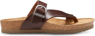 Eastland Womens Shauna Thong Sandal In Dark Walnut