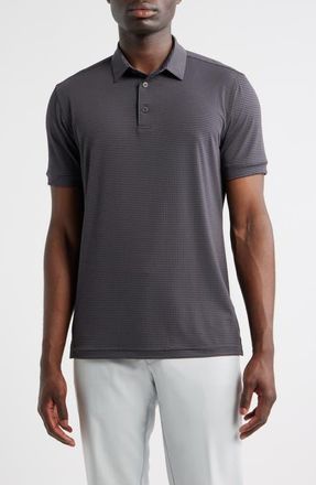Mizzen+Main Copa Pinstripe Polo in Pewter at Nordstrom, Size Xx-Large