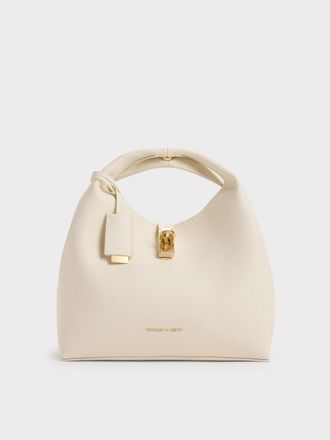 Charles & Keith Chance Turn-Lock Bucket Bag