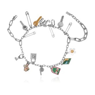 Marc Jacobs Necklaces, female, Gray, Size: ONE SIZE Charm Necklace