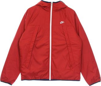 Nike Omkeerbare Jas met Capuchon - Heren - Outdoorjassen - Rood - XL - Polyester - Fitness