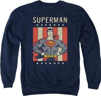 Gildan DC Comics Retro Liberty Adult Crewneck Sweatshirt