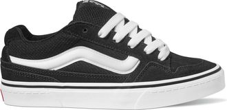 Vans Sneaker VANS Caldrone, Damen, Gr. 36,5, schwarz, wei&szlig;, Leder, Schuhe Sneaker