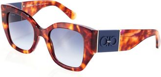 Ferragamo Unisex 51mm Rectangular Frame Sunglasses