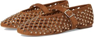 Steve Madden Dreaming Womens Flat Shoes Chestnut Stud : 11 M, Mesh