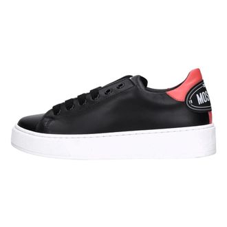 Moschino Dames, Schoenen, Zwart, Maat: 39 EU Leer