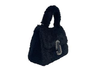 Marc Jacobs Fur Top Handle Bag - Black
