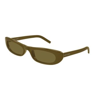 Saint Laurent Sunglasses, female, Green, Size: 53 MM SL 557 Shade Sunglasses