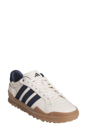 adidas Retrocross Spikeless Golf Shoe in Chalk White/Navy/Gum4 at Nordstrom, Size 10.5