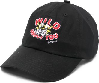 Kenzo Cappello con ricamo - Nero