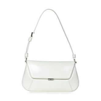 Amina Muaddi Logo-Debossed Shoulder Bag