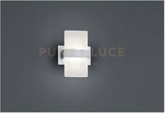 Trio Platon applique led 4,3W 430lm, 3000K alluminio con diffusore metacrilato L.13XH.18 cm con interr