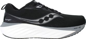 Saucony Triumph 22 Mens Black Running Shoes (Wide) - Size UK 7.5