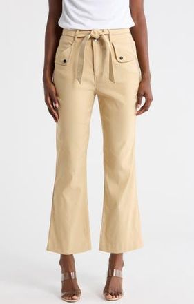 Nicole Miller Nikki Tie Waist Pants in Warm Sand at Nordstrom Rack, Size 16