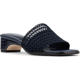 Donald J Pliner Clodie Slide Sandal in Navy at Nordstrom, Size 6.5