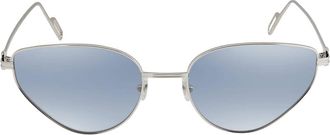 Cartier C de Cartier Blue Cat Eye Ladies Sunglasses CT0155S 006 57