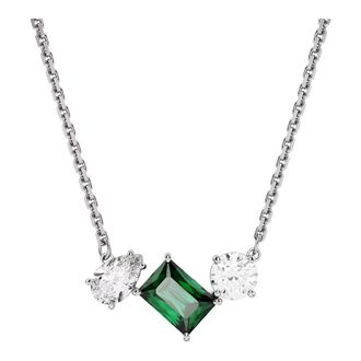 Swarovski Dames Hanger Groen Mesmera 5668278 - Dames - Kettingen - Grijs - ONE Size - Accessoires