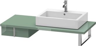 Duravit Duravit Vero Armario Bajo Para Consola, 6567, 1 Caj&oacute;n, 400 Mm, Color (frente/cuerpo): Jade Laca Alto Brillo - Ve656700303