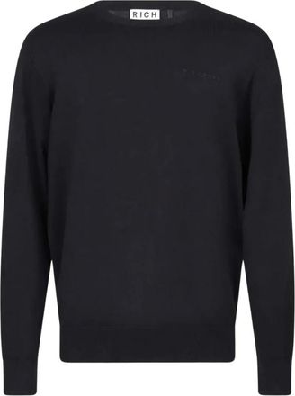 John Richmond Mekligi Trui - Heren - Truien - Zwart - Maat: 3XL Nylon