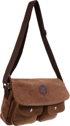 UPKOCH Vintage Canvas Male Messenger Bag Lightweight Shoulder Sling Bag for Men Casual Travel Work Office Organiser with Material