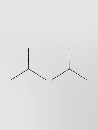 Y / Project button brass earrings with polished y motif