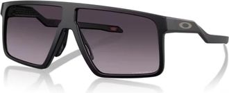 Oakley Mat Zwart Zonnebril met Graded Prizm Grijs - Heren - Zonnebrillen - Zwart - 61 MM - Accessoires