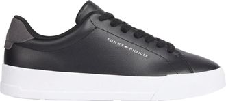 Tommy Hilfiger Heren, Schoenen, Zwart, Maat: 40 EU Leer
