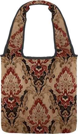 Generic 871248_4 Reversible Canvas Shoulder Tote - Double-Sided Print, 12oz Cotton, 27cm Drop, Fold-Flat Bag for Travel, Shopping, Street Outings