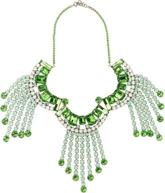 Dries Van Noten Embellished Necklace - Dames - Kettingen - Groen - ONE Size - Accessoires